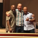 Allen (Meghan's hubby), Pastor John, and Dell (who was going to preach today)